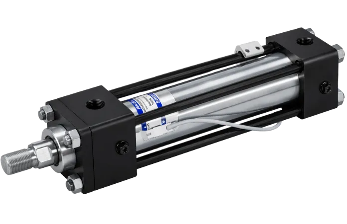 Cilindros hidráulicos CJT*L Serie con interruptores de proximidad, ideales para el control de posición en sistemas hidráulicos