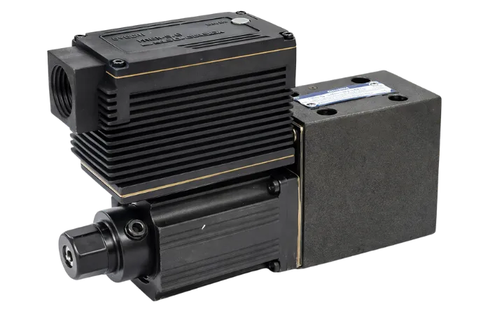 Válvula proporcional serie EHDG de Yuken, controles electrohidráulicos con función de válvula piloto y alivio