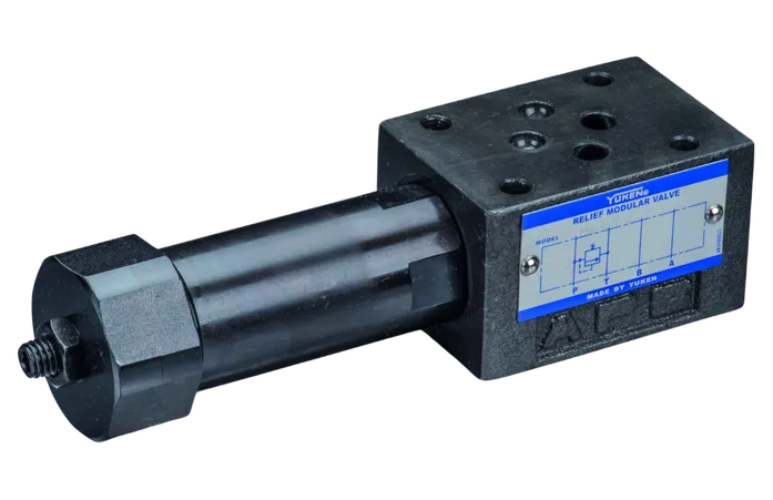 Válvulas modulares Yuken de la serie 01, diseñadas para control hidráulico eficiente en aplicaciones industriales de alta demanda.